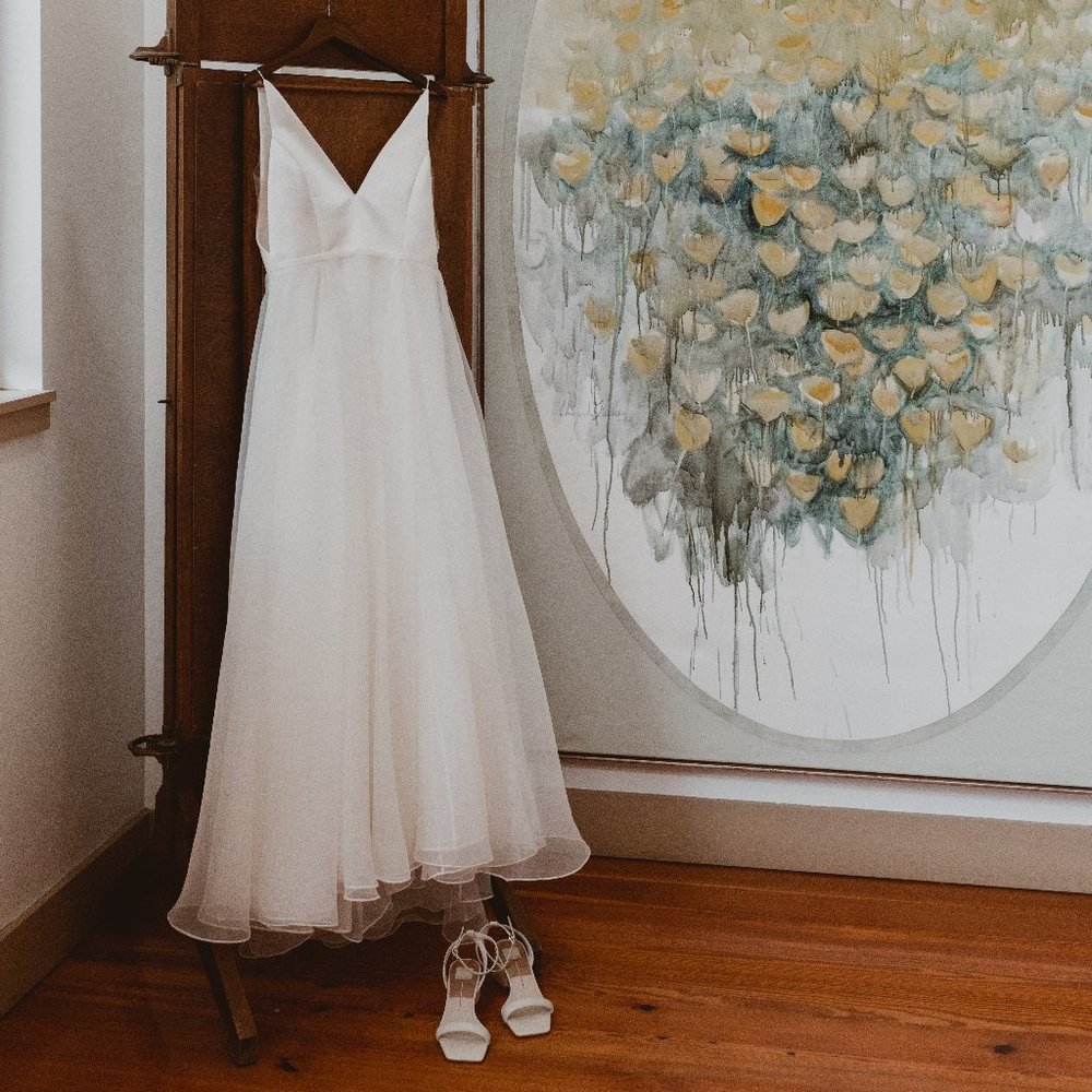 Emilia by Sarah Seven wedding gown